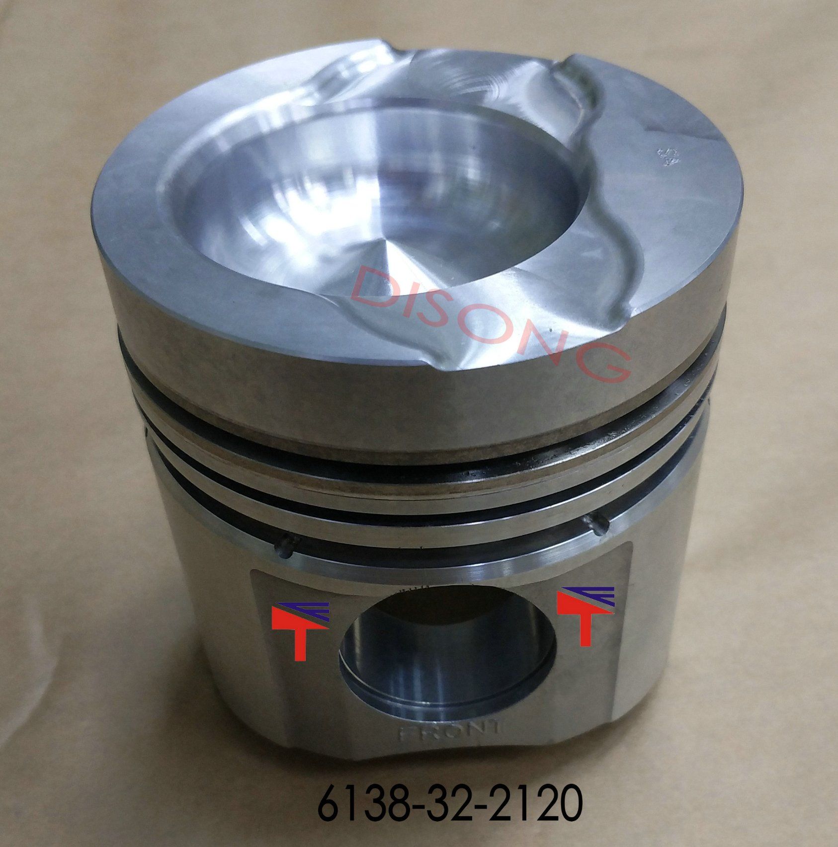 6138-32-2120 Piston KOMATSU S6D110 Motor WA420-1 Engine piston İş Makinası Yedek Parça