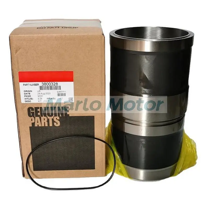 3944344 Liner, Silindir Motor Gömleği QSC8.3 Cummins Motor İş Makinası Yedek Parça