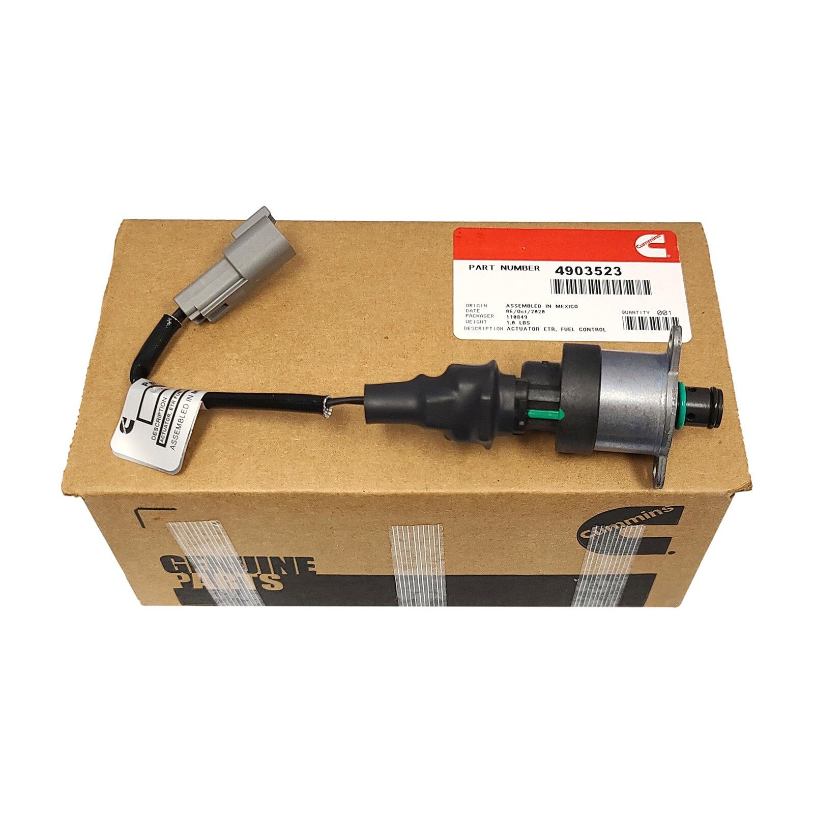 4903523 Actuator, Etr Fuel Control QSC8.3 Cummins Mazot Pompası Bobini İş Makinası Yedek Parça