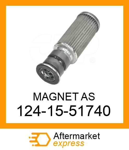 124-15-51740 Magnet Filter Steering KOMATSU Şanzıman Manyetik Filitre İş Makinası Yedek Parça