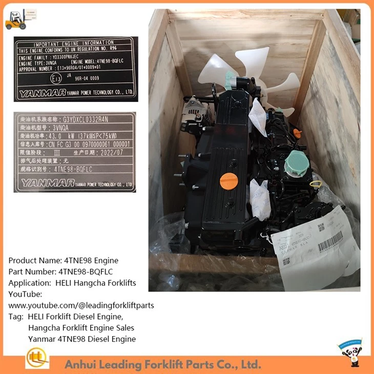 BAOLİ B35D Forklift 4TNE98 YANMAR Motor Yedek Parçaları, Engine Parts İş Makinası Yedek Parça