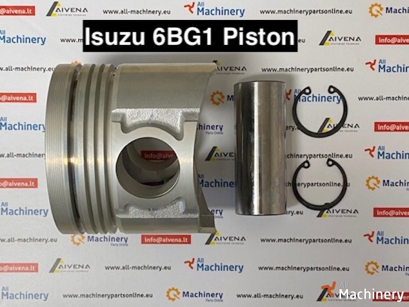1-12111574-0 Piston Engine 6BG1 ISUZU Motor Pistonu İş Makinası Yedek Parça