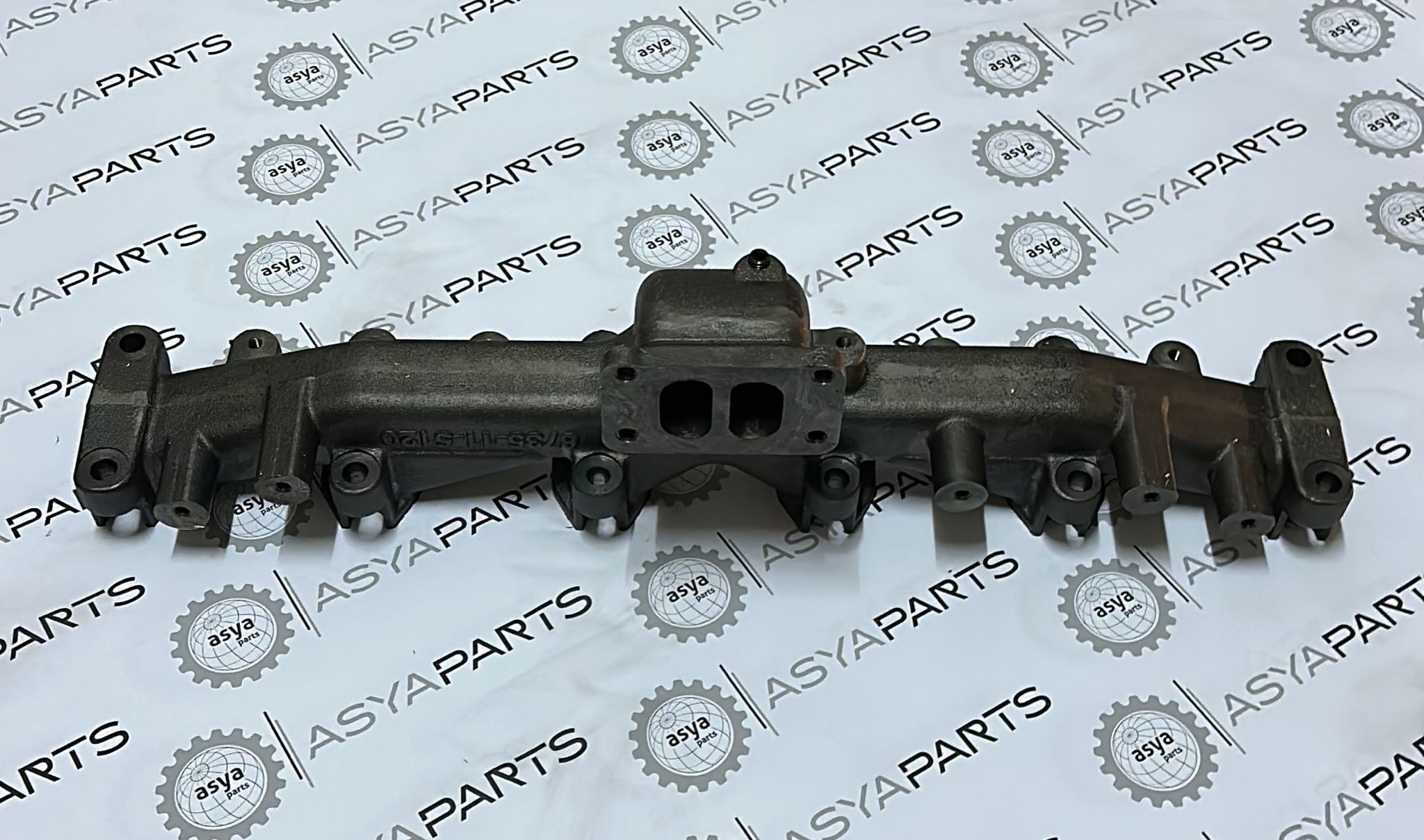 6755-11-5510 Eksoz Manifoldu KOMATSU SAA6D107E Motor Exhaust Manifold 6755-11-5510 İş Makinası Yedek Parça