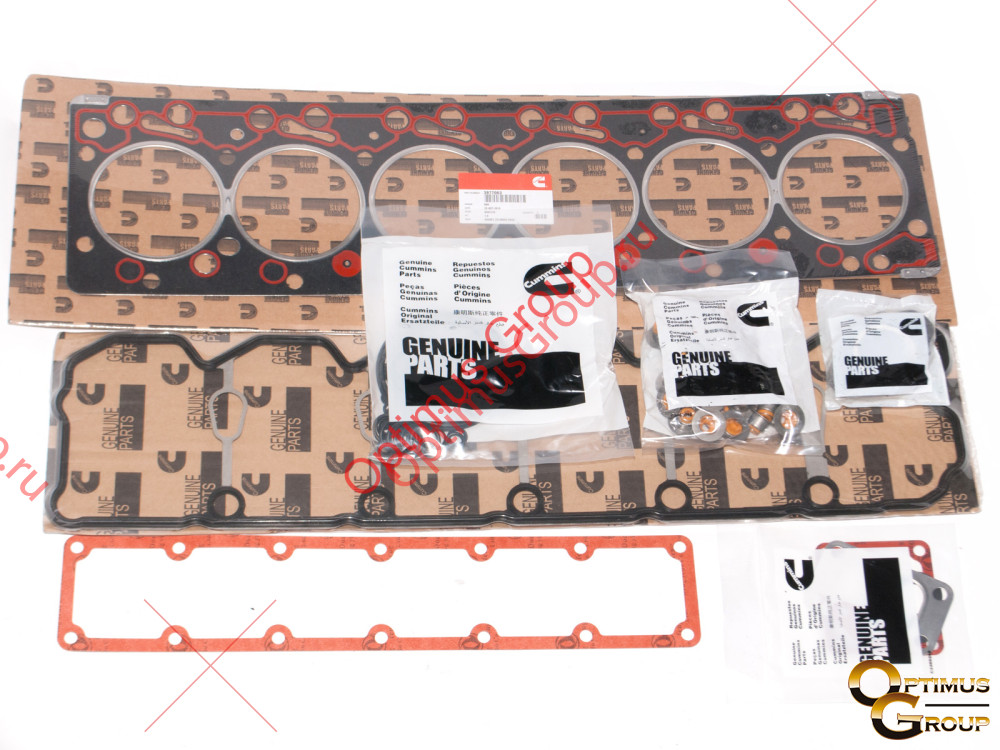 3800834 Üst Takım Conta CUMMINS QSB5.9 Hyundai 290LC-7 Eskavatör 3800834 İş Makinası Yedek Parça