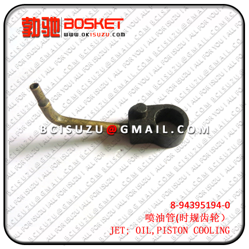 894395-1940 Oil Jet Engine Piston Cooling 6HK1 ISUZU Motor Piston Yağlama Soğutma Jeti İş Makinası Yedek Parça