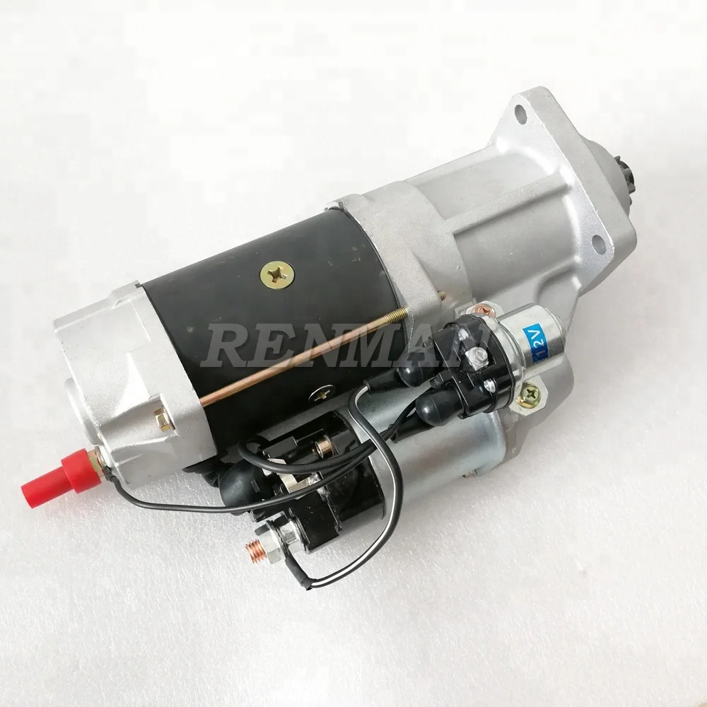 3863128 Starting Motor CUMMINS QSB6.7 Motor Marş Dinamosu İş Makinası Yedek Parça