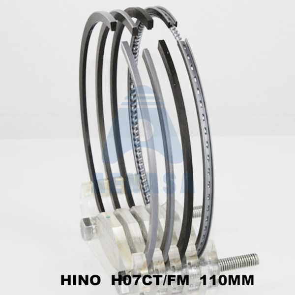 13011-2672 Piston Ring Set, Motor Segmanı Engine H07CT HINO Motor Sekman İş Makinası Yedek Parça