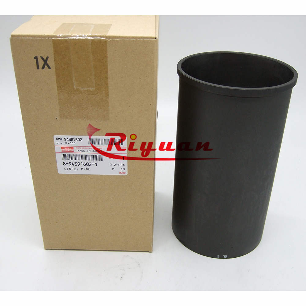 894391-6021 Liner, Motor Gömleği Std 6HK1 Engine ISUZU İş Makinası Yedek Parça