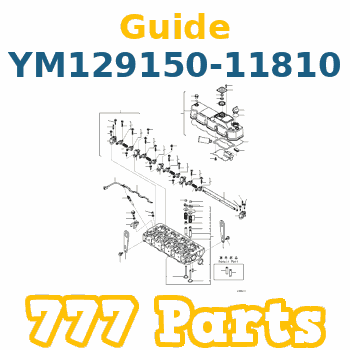 YM129150-11810 Supap Gaydı YANMAR Motor İş Makinası Yedek Parça