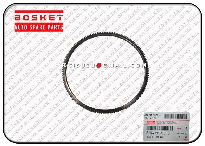 8-94391953-0 Motor Volant Dişlisi ISUZU 6HK1 Engine Gear Ring Flywheel 8943919530 İş Makinası Yedek Parça