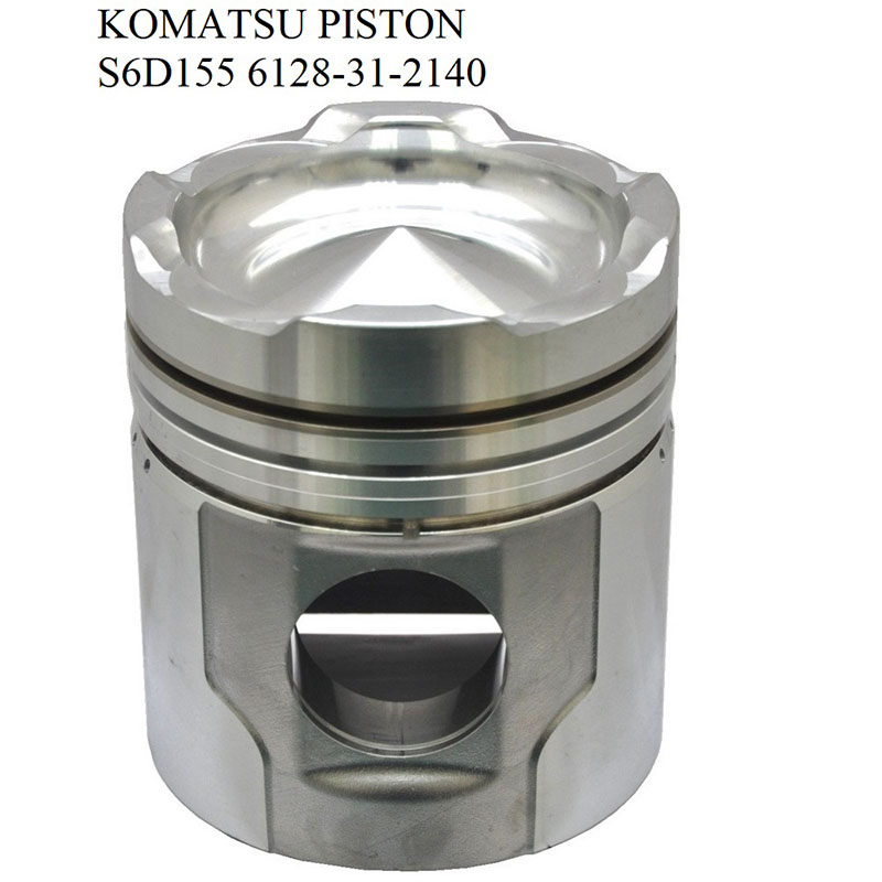 6128-31-2140 Piston KOMATSU S6D155-4 Motor Yedek Parçası, 6128-31-2140 Piston KOMATSU S6D155-4 Engine Parts İş Makinası Yedek Parça