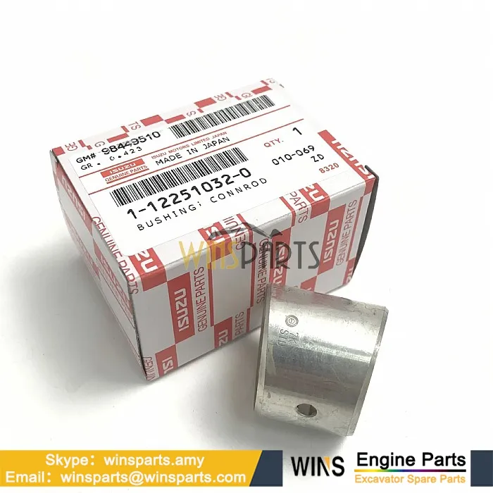 1-12251032-0 Kol Burcu 6BG1 ISUZU Engine Connecting Rod Bushing 1122510320, 112251-0320 İş Makinası Yedek Parça