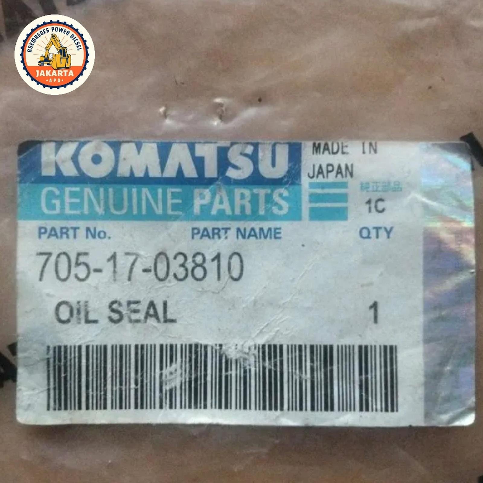 705-17-03810 Seal Hydraulic Pump KOMATSU Hidrolik Pompa Keçesi İş Makinası Yedek Parça