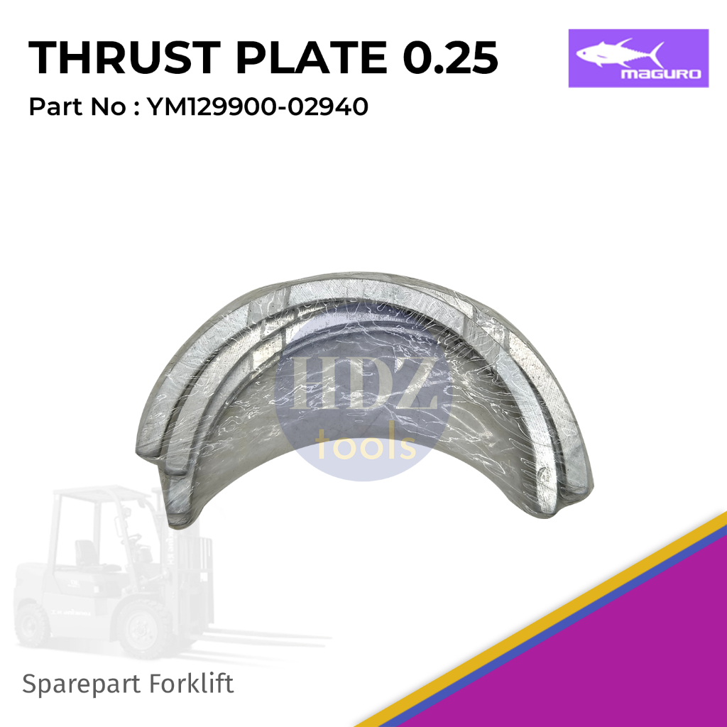YM129900-02940 Thrust Washer Bearing 0,25mm 4D94E YANMAR Motor Gezinti Yatak İş Makinası Yedek Parça
