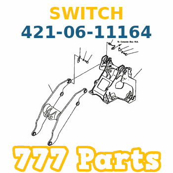 421-06-11164 Switch Kick Out Bucket Positioner KOMATSU Kova Pozisyon Müşürü İş Makinası Yedek Parça