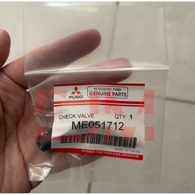 ME051712 Oil Check Valve MITSUBISHI 6D22T 6D24 Motor Piston Soğutma Yağlama Valf Civatası İş Makinası Yedek Parça