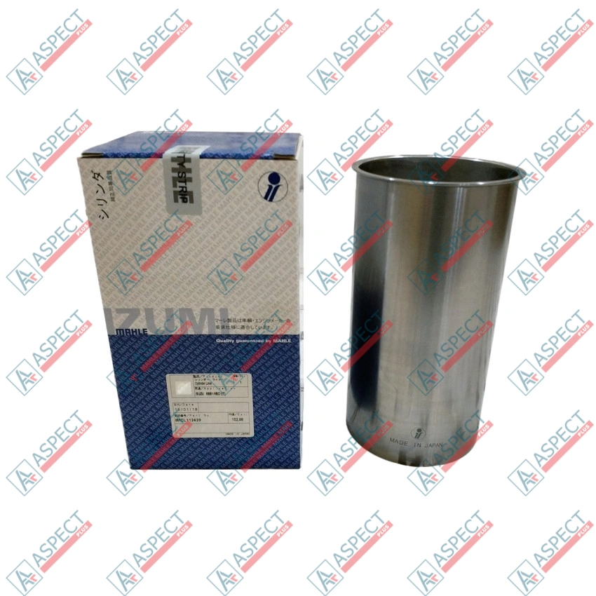 1112612420 Liner ISUZU 4BB1, 4BD1 Motor Gömleği 102mm İş Makinası Yedek Parça