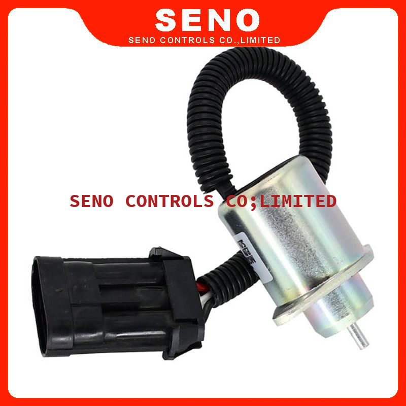 2848A281 Stop Selenoid Fuel Engine PERKINS Motor Stop Selenoidi İş Makinası Yedek Parça