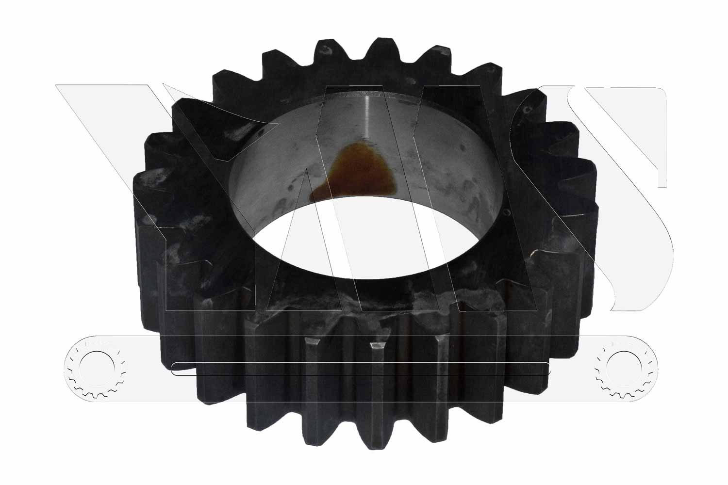 154-15-32470 Gear Transmision D85A18 KOMATSU Dozer Dişli İş Makinası Yedek Parça