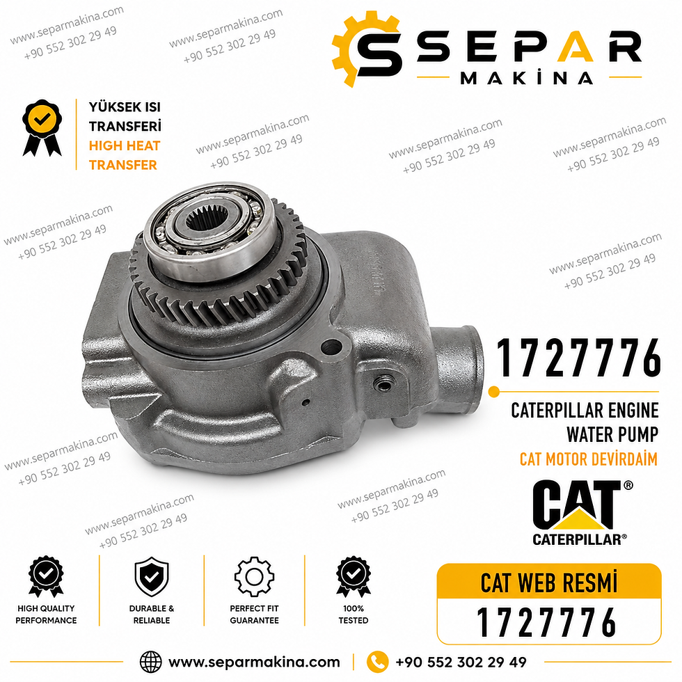 178-6633 Water Pump Engine CATERPILLAR Motor Devirdaim Su Pompası İş Makinası Yedek Parça