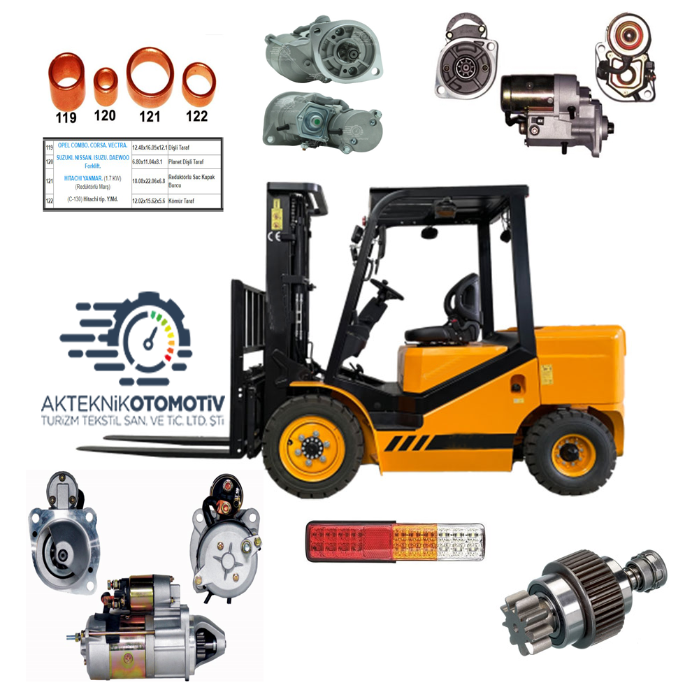 SAMSUNG SF30D Forklift Motor Yedek Parçaları İş Makinası Yedek Parça