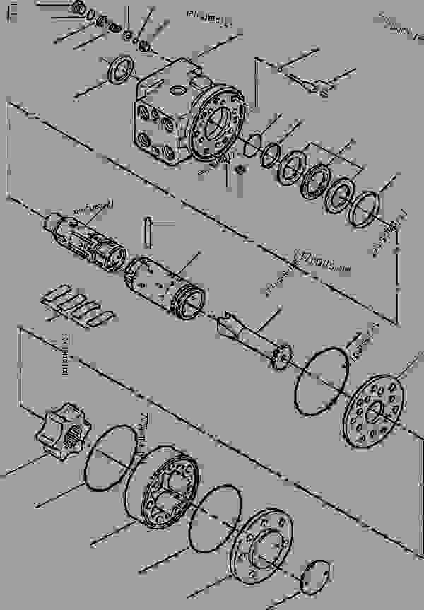 418-64-A1131 Direksyon Dönüş Valfi Orbitrol KOMATSU Steering Valve WA250-3L İş Makinası Yedek Parça