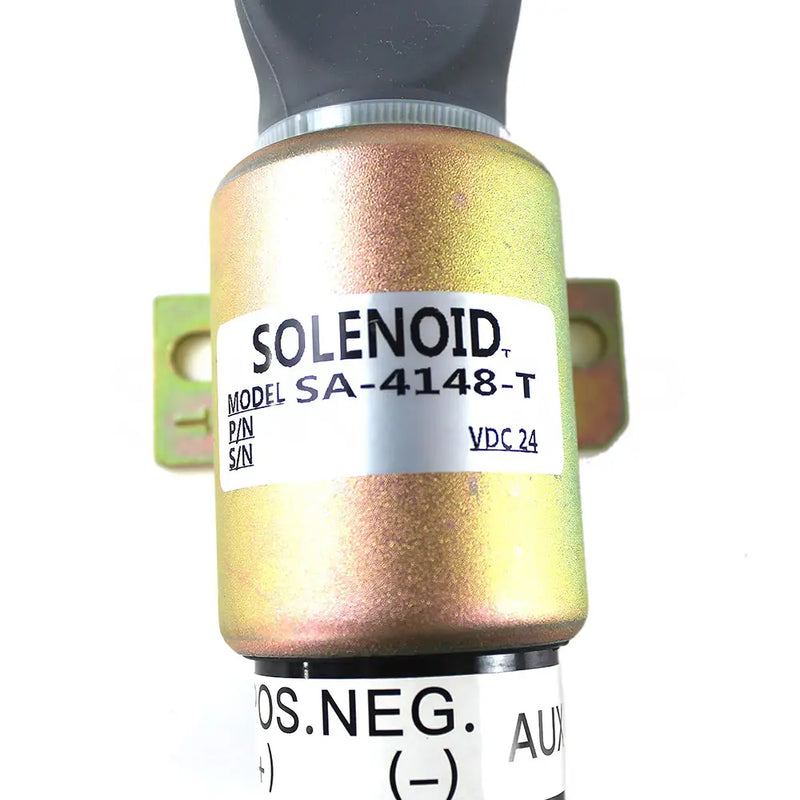 34287-01300 Stop Selenoidi 24V İş Makinası Yedek Parça