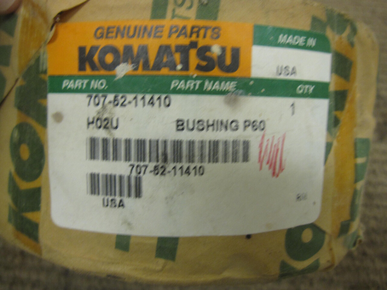 707-52-11410 Bushing KOMATSU Silindir Burcu İş Makinası Yedek Parça