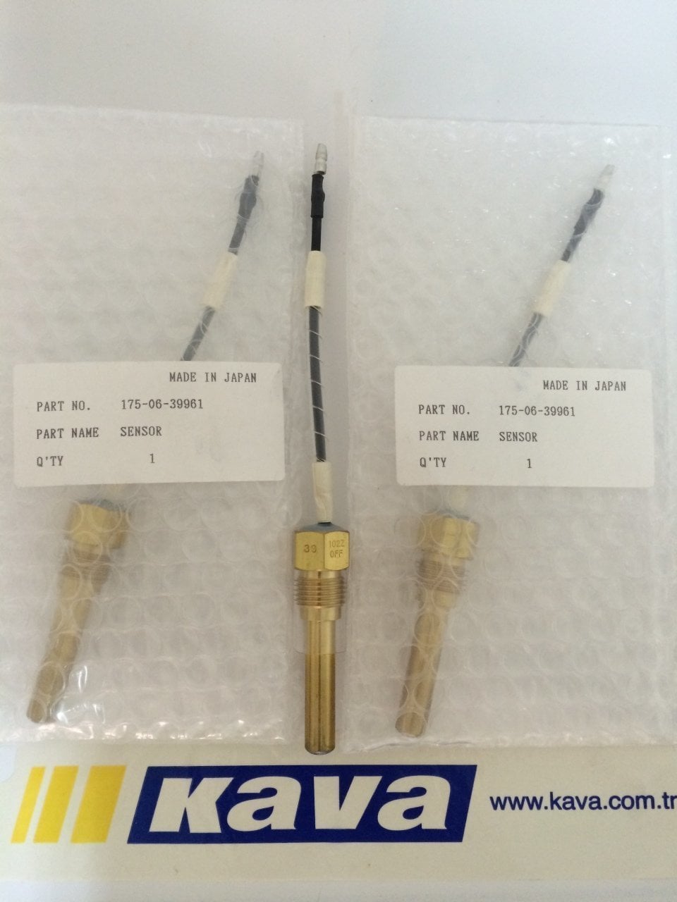 175-06-39961 Hararet müşürü KOMATSU Sensor tempature İş Makinası Yedek Parça