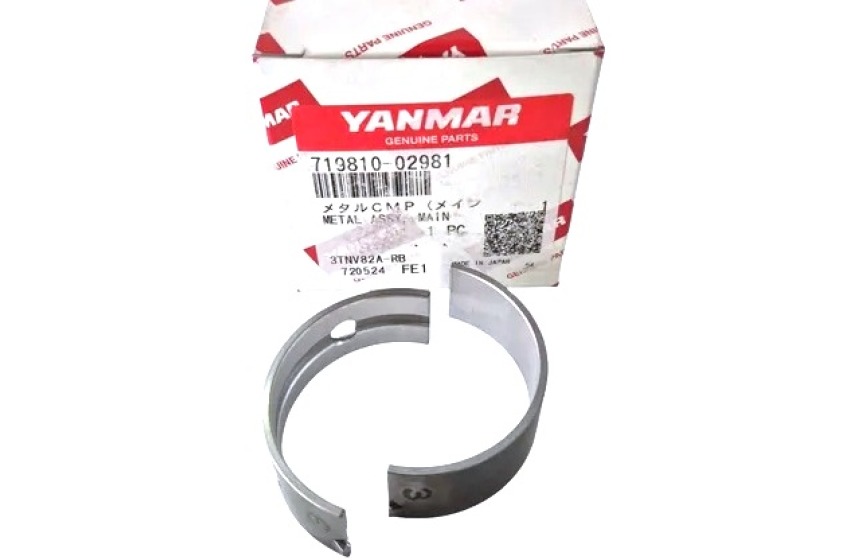 YM719810-02981 Motor Ana yatağı std YANMAR Engine main bearing İş Makinası Yedek Parça