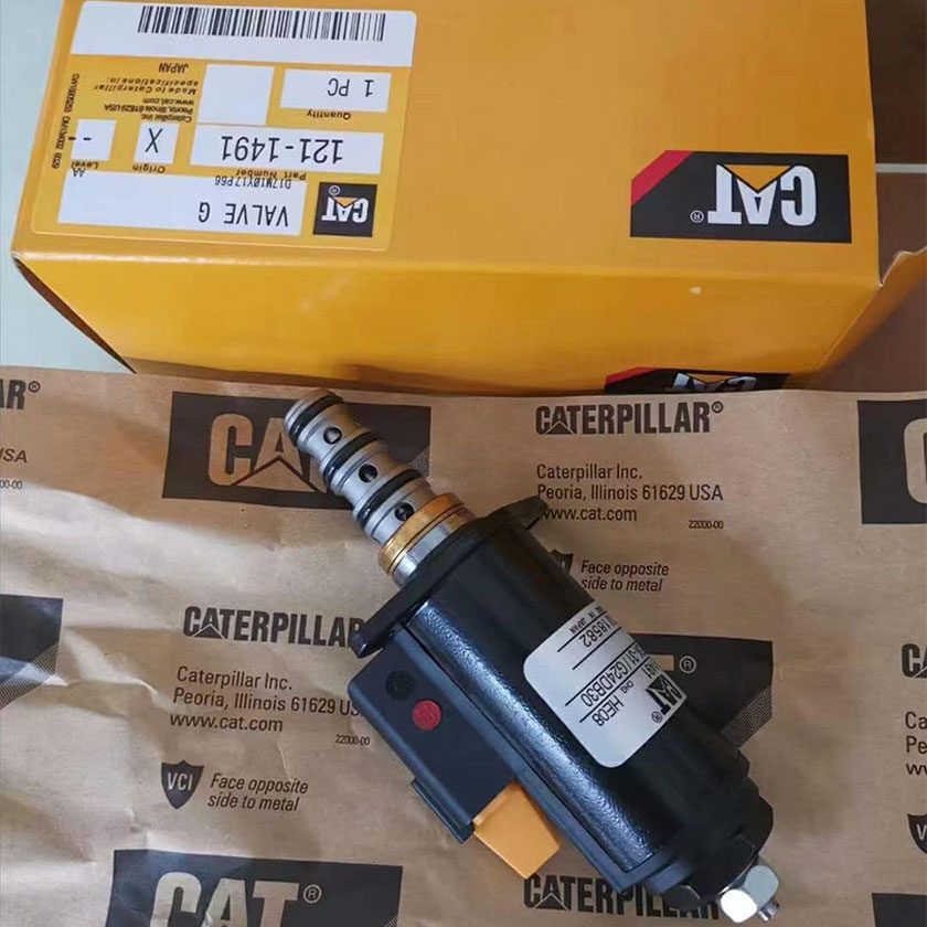 121-1491 Selenoid valve hydraulic CATERPILLAR Hidrolik valf selenoidi İş Makinası Yedek Parça