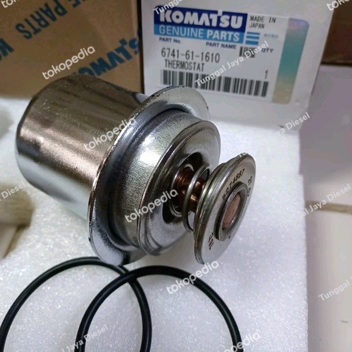 6741-61-1611 Thermostad Engine, Termostad SAA6D114E Komatsu Motor İş Makinası Yedek Parça