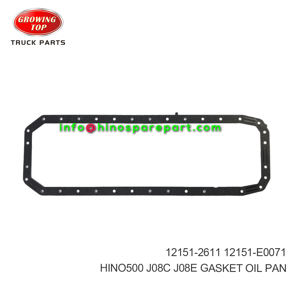 VH121512611A Gasket Oil Pan, Karter Contası HINO J08E Motor  İş Makinası Yedek Parça