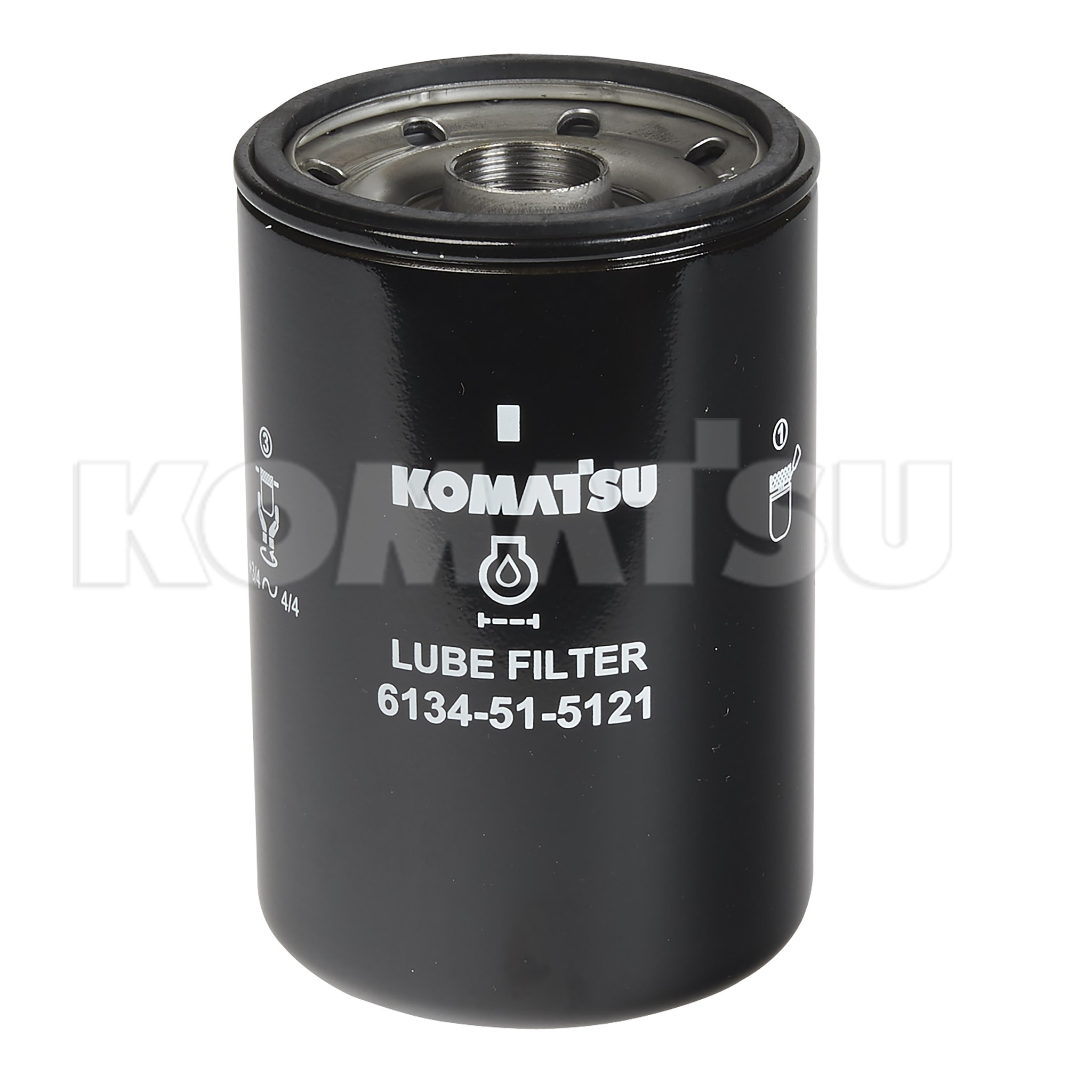6134-51-5100 Yağ Filitre Komple Ayaklı Motor KOMATSU engine Bracket + Oil Filter Assy Cartridge  İş Makinası Yedek Parça