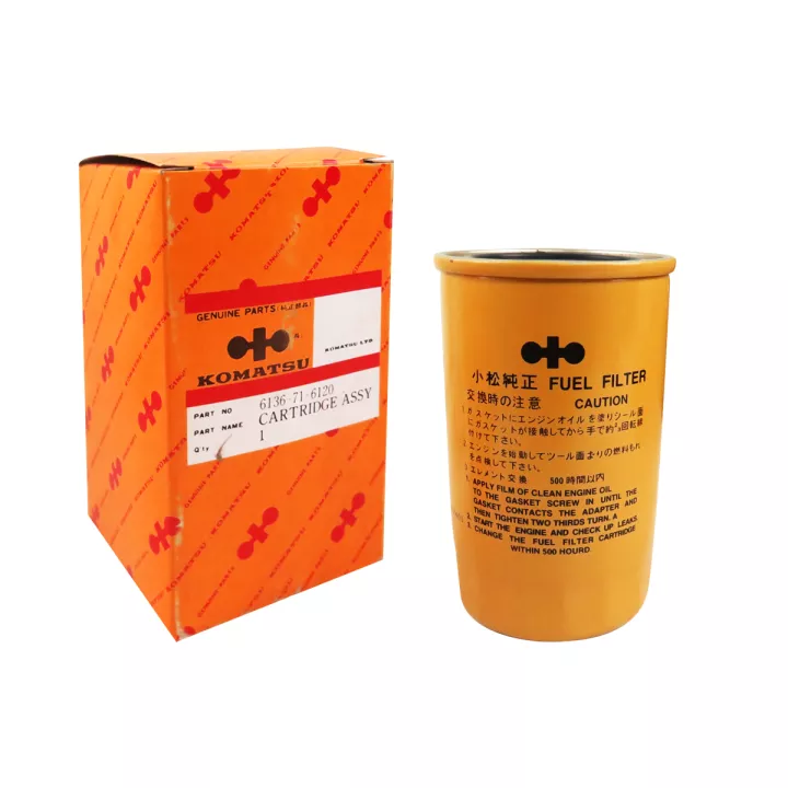6136-71-6120 Cartridge Fuel Filter Assy KOMATSU S6D105 Motor Mazot Filitresi İş Makinası Yedek Parça