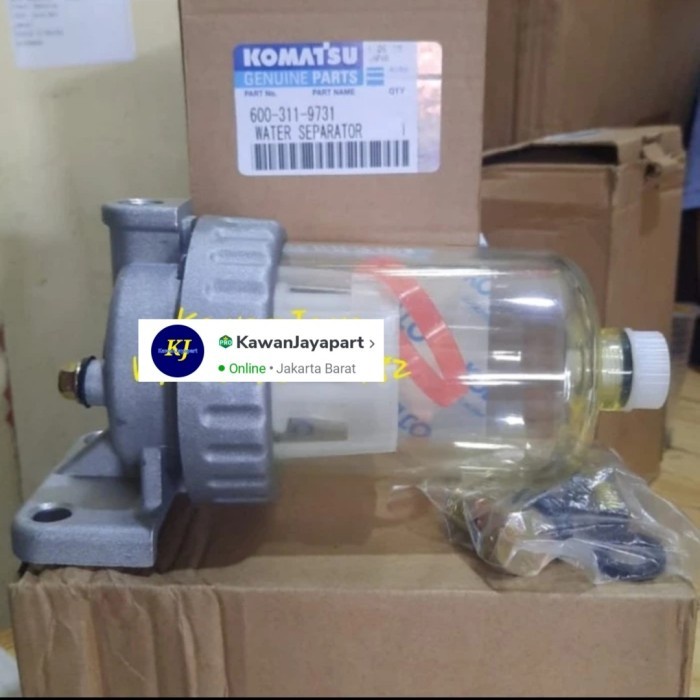 600-311-9810 Cover Water Separator Assy KOMATSU S6D105 Kapak Su Ayırıcı Filitre İş Makinası Yedek Parça