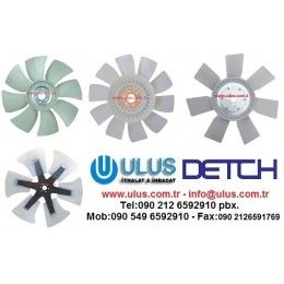 6631-61-3111 Fan Cooling KOMATSU Radyatör Soğutma Fan Pervanesi İş Makinası Yedek Parça