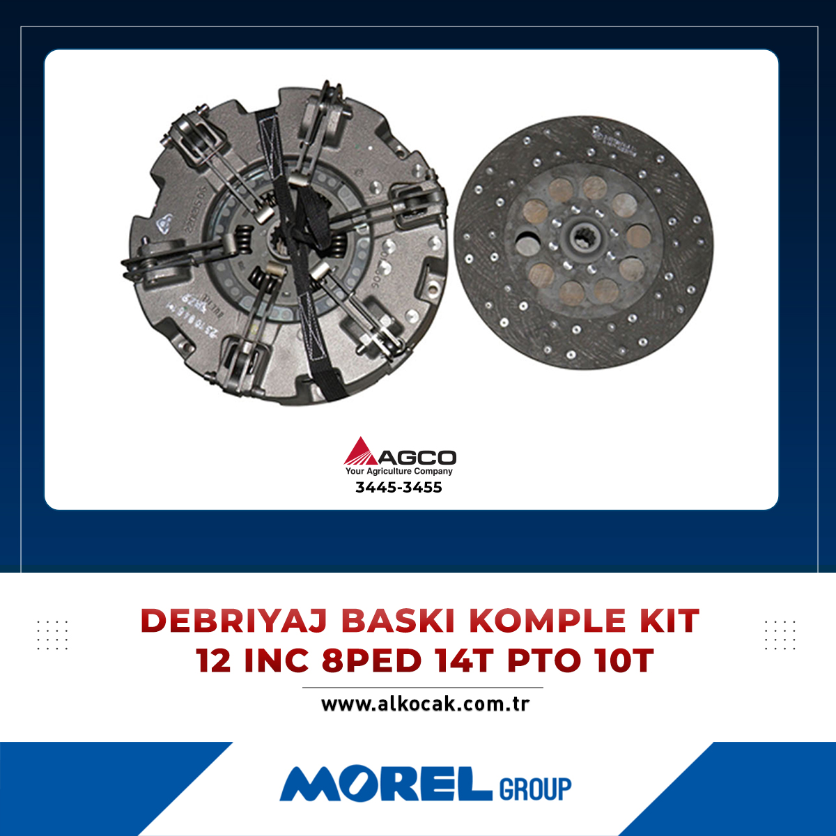 81.30305.0201 Debriyaj Baskısı MAN Clutch Assy İş Makinası Yedek Parça