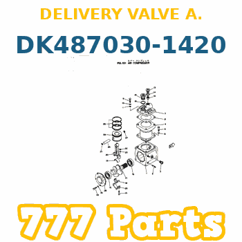 DK487030-1420 Delivery Valve Air Compressor KOMATSU Kompresör Kapak Valfi İş Makinası Yedek Parça