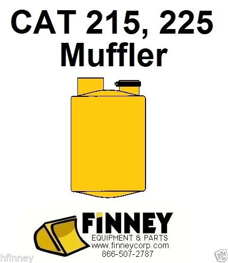 6N3964 Mufler CATERPILAR Motor Eksoz Kazanı 215 İş Makinası Yedek Parça