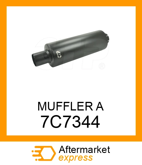 7C7344 Mufler CATERPILAR Motor Eksoz Kazanı 563C İş Makinası Yedek Parça