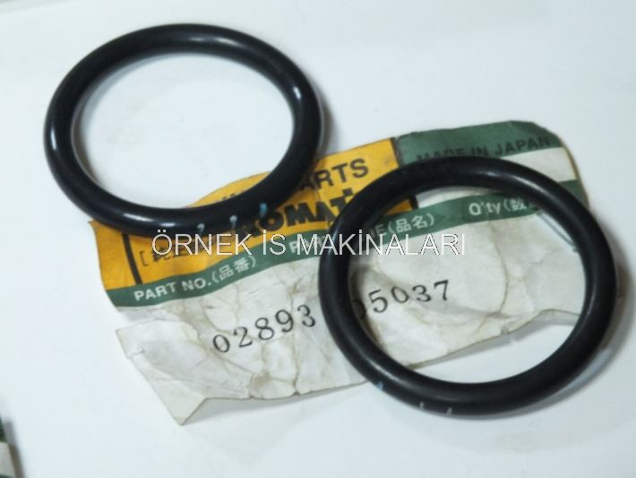 02893-05037 O-RING KOMATSU ORING, KOMATSU İş Makinaları Pim Burç Yedek Parçaları İş Makinası Yedek Parça