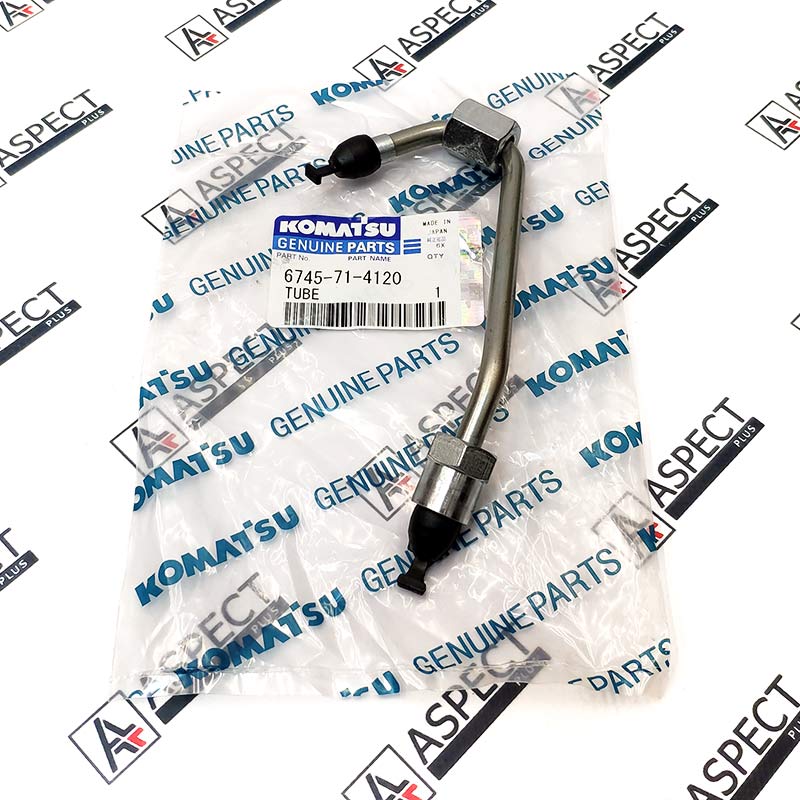 6745-71-4120 Tube Injection, Enjektör Borusu SAA6D114E Komatsu Motor İş Makinası Yedek Parça
