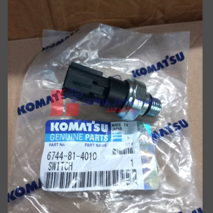 6744-81-4010 Switch Pressure, Komatsu Motor Yağ Basınç Müşürü İş Makinası Yedek Parça