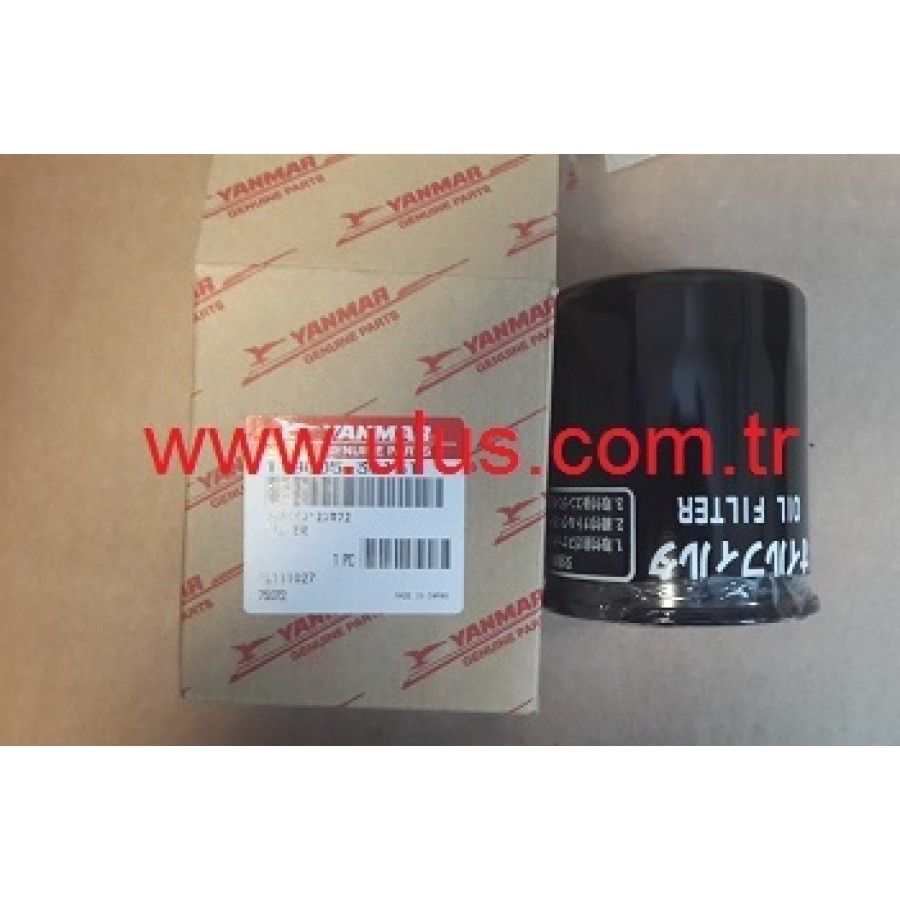 YM129150-35150 Oil Filter, Yağ Filitresi 3TNE82A YANMAR Motor, Engine İş Makinası Yedek Parça